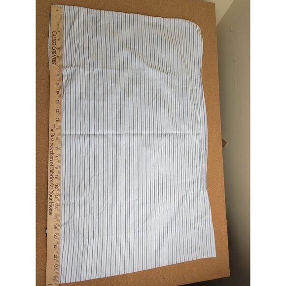 Tommy Hilfiger Cotton Polyester Twin Blue and White Stripe Sheet Set - Picture 7 of 8